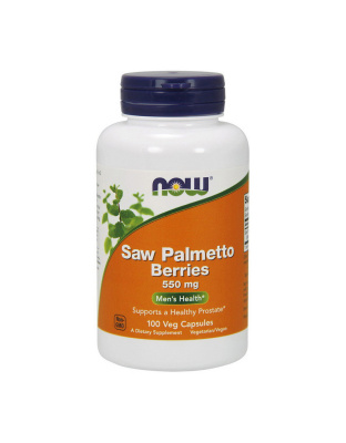 NOW Saw Palmetto Berries 550 mg (100 caps)
