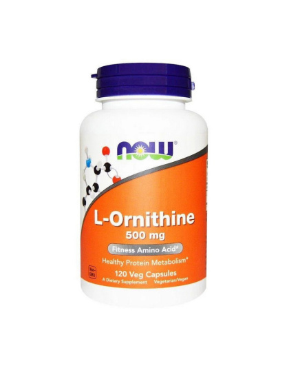 NOW L-Ornithine 500 mg (120 veg caps)