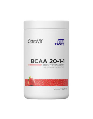 OstroVit BCAA 20-1-1 (400 g, creamy strawberry)