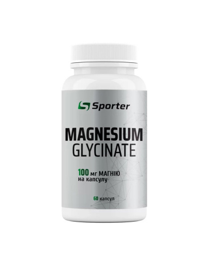 Sporter Magnesium Glycinate 100 mg (60 caps)