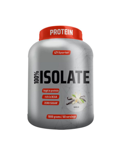 Sporter 100% Isolate (1,8 kg, vanilla)