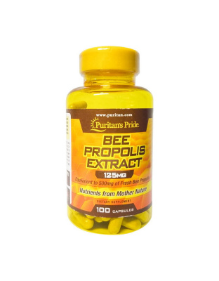 Puritan's Pride Bee Propolis Extract 125 mg (100 caps)