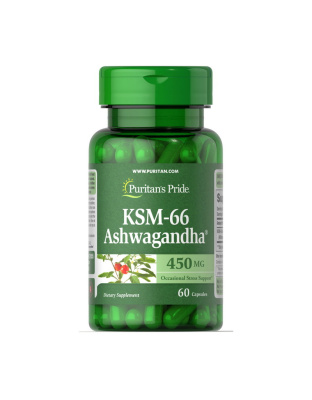 Puritan's Pride KSM-66 Ashwagandha 450 mg (60 caps)