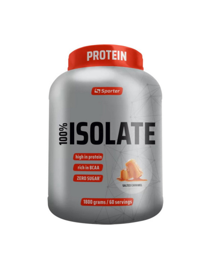 Sporter 100% Isolate (1,8 kg, salted caramel)