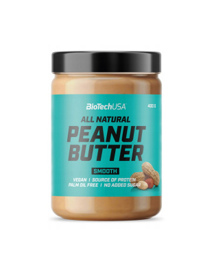 BioTech All Natural Peanut Butter (400 g, smooth)