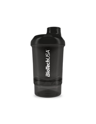BioTech Shaker Wave Mini + 2 in 1 (300 ml, Black)