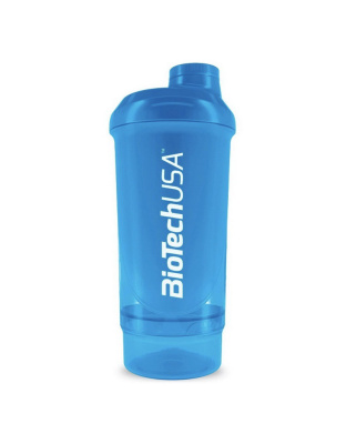 BioTech Shaker Wave + 2 in 1 (500 ml, Schocking Blue)