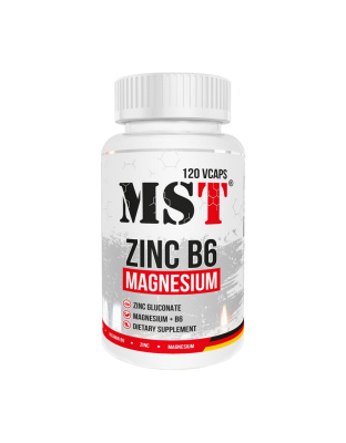 MST Zinc Magnesium B6 (120 vcaps)