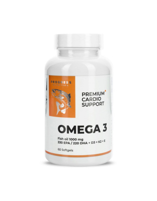 Progress Nutrition Omega 3 Premium Cardio Support (60 softgels)