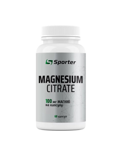 Sporter Magnesium Citrate 100 mg (60 caps)