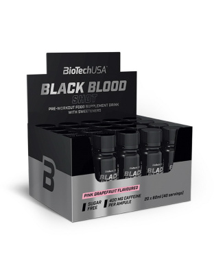 BioTech Black Blood Shot (20*60 ml, pink grapefruit)