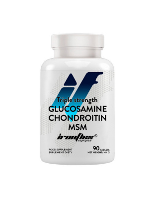 IronFlex Triple Strength Glucosamine Chondroitin MSM (90 tabs)