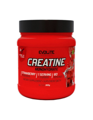 Evolite Nutrition Creatine Monohydrate (300 g, strawberry)