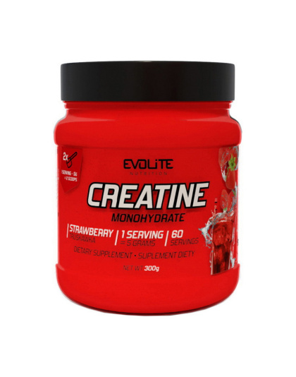 Evolite Nutrition Creatine Monohydrate (300 g, strawberry)