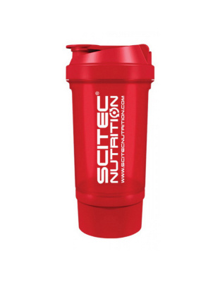 Scitec Nutrition Scitec Shaker 500 Travel (500 ml red) (500 ml, red)