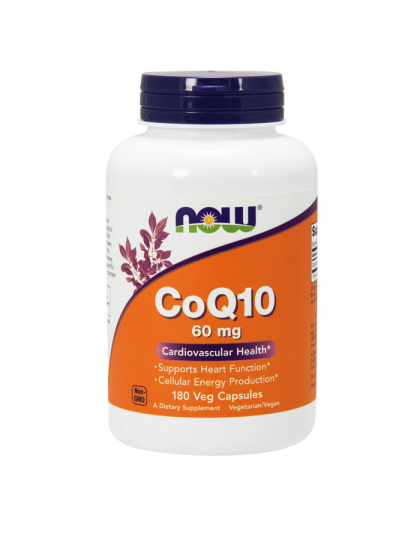 NOW CoQ10 60 mg (180 veg caps)