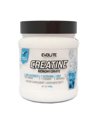 Evolite Nutrition Creatine Monohydrate (500 g, unflavoured)
