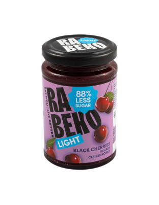 Rabeko Light Jam (230 g, black cherries)