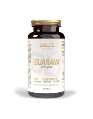 Evolite Nutrition Guarana 22% Caffeine (100 veg caps)