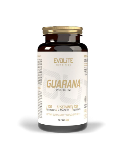 Evolite Nutrition Guarana 22% Caffeine (100 veg caps)