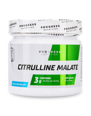 Progress Nutrition Citrulline Malate (затертий термін придатності) (250 g, blue raspberry)