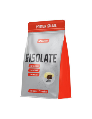 Sporter 100% Isolate (700 g, chocolate and banana)