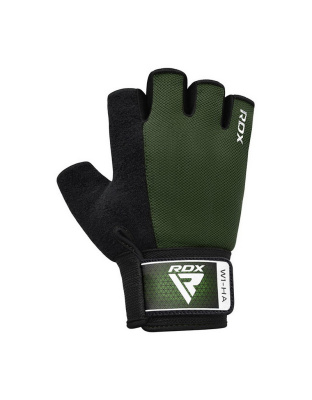 RDX RDX W1 Half Army Gloves Green (M size)