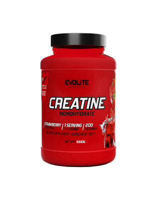 Evolite Nutrition Creatine Monohydrate (1 kg, strawberry)