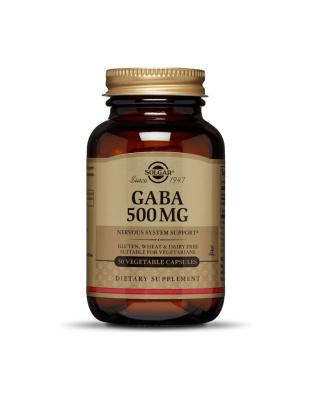 Solgar GABA 500 mg (термін до 28.05.2026) (50 veg caps)