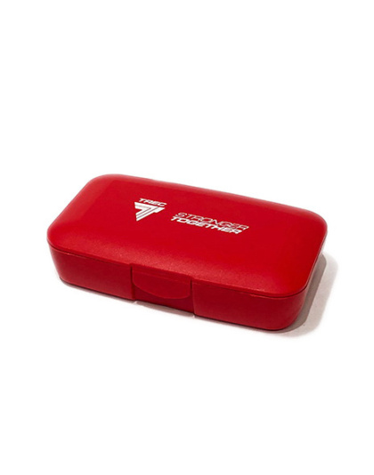 TREC nutrition Pillbox Stronger Together (red) (red)