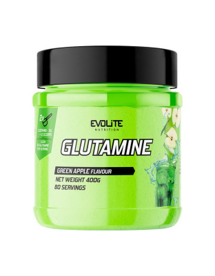 Evolite Nutrition Glutamine (400 g, green apple)