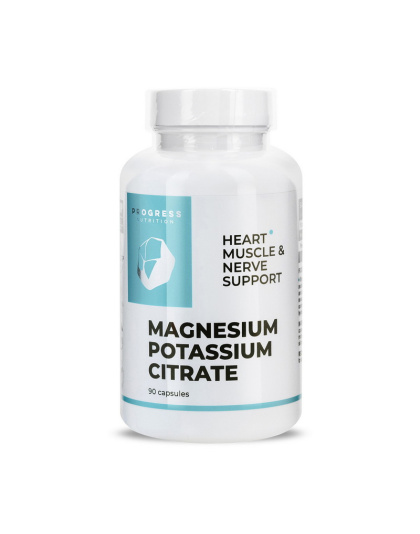 Progress Nutrition Magnesium Potassium Citrate (90 caps)