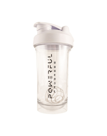 Powerful Progress Shaker With Metall Ball (500 ml, white)