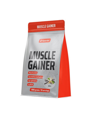 Sporter Muscle Gainer (1 kg, vanilla)
