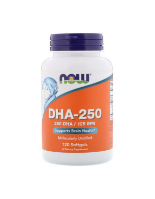 NOW DHA-250/125 EPA (120 softgels)