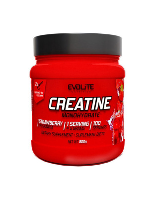 Evolite Nutrition Creatine Monohydrate (500 g, strawberry)