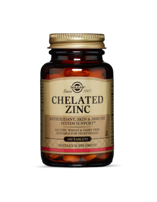 Solgar Chelated Zinc (100 tab)