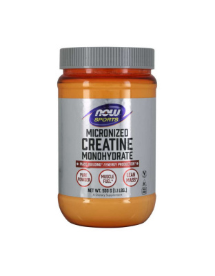 NOW Micronized Creatine Monohydrate (500 g, unflavored)