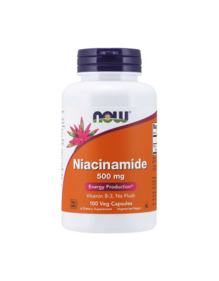 NOW Niacinamide 500 mg (100 veg caps)
