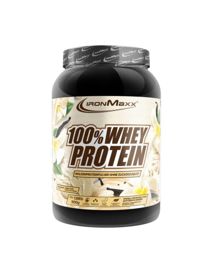 IronMaxx 100% Whey Protein (900 g, strawberry)