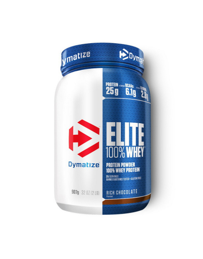 Dymatize Elite 100% Whey Protein (907 g, rich chocolate)