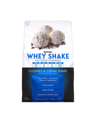 Syntrax Whey Shake (2,3 kg, cookies & cream)