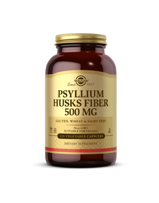 Solgar Psyllium Husk Fiber 500 mg (200 veg caps)