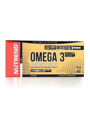 Nutrend Omega 3 Plus+ (120 softgels)