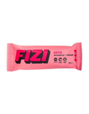 Fizi Fizi Keto Protein Bar (45 g, strawberry + almond)