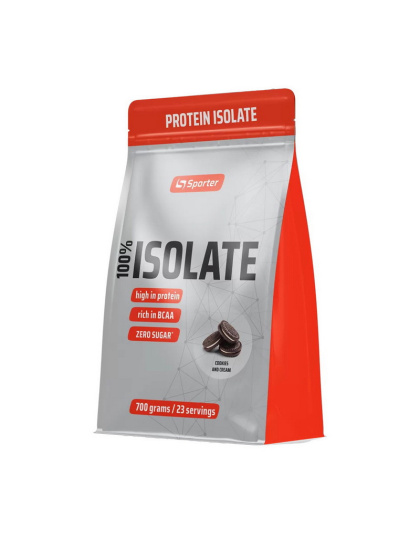 Sporter 100% Isolate (700 g, cookies and cream)