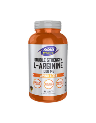 NOW L-Arginine Double Strength 1000 mg (180 tabs)