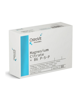 OstroVit Magnesium Citrate + B6 P-5-P (60 caps)