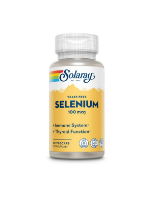 Solaray Selenium 100 mcg yeast-free (90 veg caps)