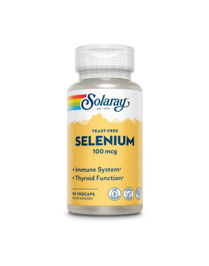 Solaray Selenium 100 mcg yeast-free (90 veg caps)